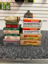 Ammo (219 zipper, 244 Rem, 356 Win, 458 win mag, 416 rigby) - 1 of 1