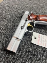 Browning Hi Power Silver Chrome Adjustable Sights 9mm w/ box - 3 of 6
