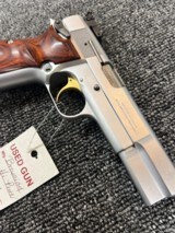 Browning Hi Power Silver Chrome Adjustable Sights 9mm w/ box - 4 of 6