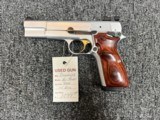Browning Hi Power Silver Chrome Adjustable Sights 9mm w/ box - 1 of 6