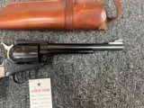 “3 Screw” Ruger Blackhawk .30 carbine 7.5” w/ Leather holster - 7 of 8