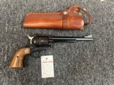 “3 Screw” Ruger Blackhawk .30 carbine 7.5” w/ Leather holster - 2 of 8