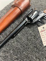 “3 Screw” Ruger Blackhawk .30 carbine 7.5” w/ Leather holster - 4 of 8