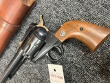 “3 Screw” Ruger Blackhawk .30 carbine 7.5” w/ Leather holster - 3 of 8