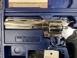 1995 Colt Python polished stainless .357 magnum revolver 6” w/ box - 5 of 6