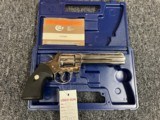 1995 Colt Python polished stainless .357 magnum revolver 6” w/ box - 2 of 6