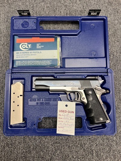 Colt Series 80 Gold Cup Custom Elite .45 ACP w/ box Like New
