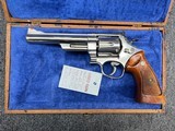 Smith & Wesson 25-5 Nickel .45 Colt 6-shot DA/SA w/ wood presentation box