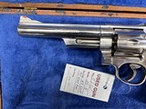 Smith & Wesson 25-5 Nickel .45 Colt 6-shot DA/SA w/ wood presentation box - 5 of 7