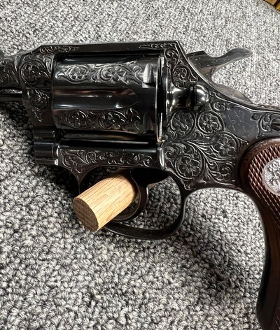 Make Offer RARE Factory Engraved 1958 Colt Detective Special w/ box and paperwork - Image 4 of 13