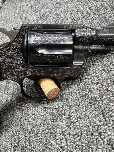 Make Offer RARE Factory Engraved 1958 Colt Detective Special w/ box and paperwork - Image 9 of 13