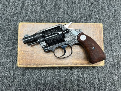 RARE Factory Engraved 1958 Colt Detective Special w/ box and paperwork
