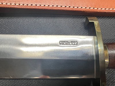 Randall 12-11 w/ case and leather sheath Like New - Image 3 of 5