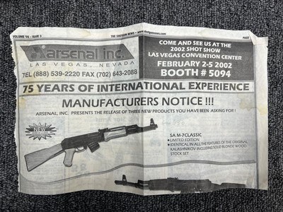 Arsenal SA M-7 Classic 7.62x39 Limited Edition 1 of 250 Unfired - Image 9 of 9