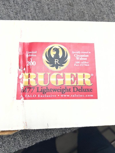 Like New Ruger M77RLC MKII .308 win 1 of 200 limited edition Circassian Walnut w/ Box - Image 9 of 9