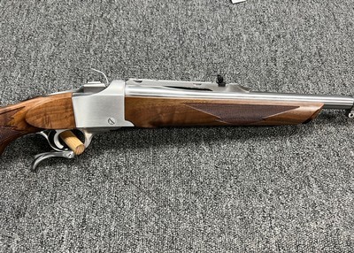NIB Beautiful Ruger No. 1-s Stainless .35 Whelen 22