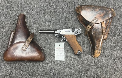 Matching 1941 Mauser P-08 Luger 9mm w/ 2 holsters - Image 1 of 8