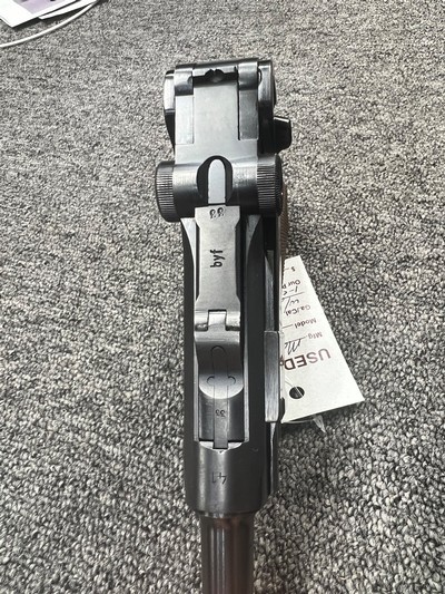 Matching 1941 Mauser P-08 Luger 9mm w/ 2 holsters - Image 7 of 8