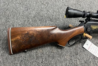 JM Marlin 39AS Oklahoma Cherokee Strip .22 LR w/ Leupold 2-7 - Image 4 of 10