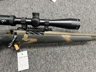 Weatherby Mark V Backcountry 6.5x300 Wby Mag w/ Trijicon HX 3-18, pelican case, 2 boxes ammo - Image 6 of 9