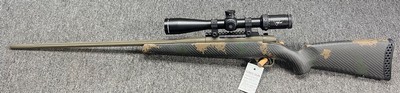 Weatherby Mark V Backcountry 6.5x300 Wby Mag w/ Trijicon HX 3-18, pelican case, 2 boxes ammo - Image 1 of 9
