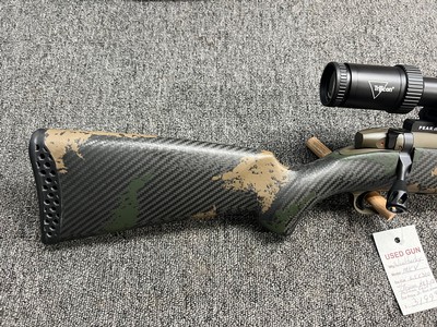 Weatherby Mark V Backcountry 6.5x300 Wby Mag w/ Trijicon HX 3-18, pelican case, 2 boxes ammo - Image 4 of 9