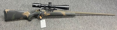 Weatherby Mark V Backcountry 6.5x300 Wby Mag w/ Trijicon HX 3-18, pelican case, 2 boxes ammo - Image 2 of 9