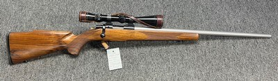 Cooper 38 .22 CCM w/ brass, die, 3-9 Redfield - Image 2 of 11