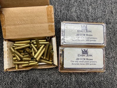 Cooper 38 .22 CCM w/ brass, die, 3-9 Redfield - Image 10 of 11