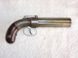 Antique 1845 Allen & Thurber .31 Cal. 6 Shot Pepperbox Pistol, 4 1/2" Barrel - 1 of 10