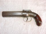Antique 1845 Allen & Thurber .31 Cal. 6 Shot Pepperbox Pistol, 4 1/2" Barrel - 2 of 10