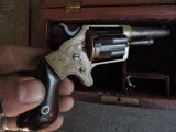 Antique Brooklyn Arms Slocum Revolver, .32, in Wood Case, Nice One - 7 of 15