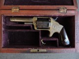 Antique Brooklyn Arms Slocum Revolver, .32, in Wood Case, Nice One - 2 of 15