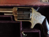Antique Brooklyn Arms Slocum Revolver, .32, in Wood Case, Nice One - 3 of 15