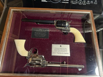 Colt Peacemaker .45, & Colt Frontier Six Shooter .44