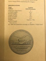 Winchester 30-30 Golden Spike Commerative NIB - 8 of 8