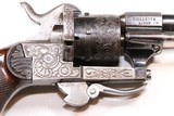 Lefaucheux Pinfire Pocket Revolver, 32cal - 3 of 10