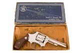 Smith & Wesson Pre Model 30 .32 Hand Ejector .32 S&W Long Flat Latch Original Box MINT! 4" Nickel - 2 of 11