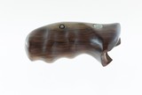 Smith & Wesson K Frame Round Butt Goncalo Alves Combat Grips Bookend Matched Beautiful! - 4 of 6