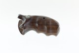 Smith & Wesson K Frame Round Butt Goncalo Alves Combat Grips Bookend Matched Beautiful! - 3 of 6