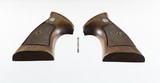 Smith & Wesson N Frame Non Relieved Walnut Target Stocks Near Mint! 1950's Grips - 3 of 3