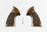 Smith & Wesson N Frame Non Relieved Walnut Target Stocks Near Mint! 1950's Grips - 1 of 3