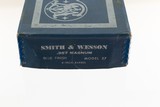 Smith & Wesson Model 27-2 Box .357 Magnum Blued 6" Solid Silver Border 1960's - 2 of 4