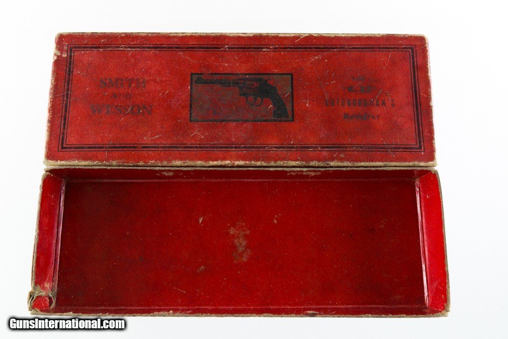 Smith & Wesson K-22 Outdoorsman Red Box Pre War 1930's .22 Target K Frame