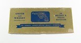 Smith & Wesson Pre Model 10 38 M&P Box 1940's Gold Post War 4" Blued S Prefix - 1 of 5