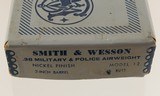 Smith & Wesson Model 12-3 Airweight 2" Nickel Scarce 99% Original Box - 4 of 9