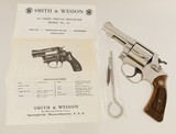 Smith & Wesson Model 36-1 Rare 3" Heavy Barrel Nickel Original Box 99% No Upgrade! - 3 of 7