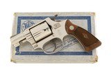 Smith & Wesson Model 36 Rare 2" Nickel Square Butt ANIB NO Upgrade! .38 Chiefs Special Flat Latch - 1 of 7