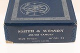Smith & Wesson Model 35-1 .22/32 Target 1967 Diamond Grips All Matching Original Box 99% - 2 of 11