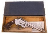 Smith & Wesson Model 17 No-Dash 4-Screw ORIGINAL NICKEL K-22 Factory Letter Box, Tools & Papers ULTRA RARE - 3 of 13